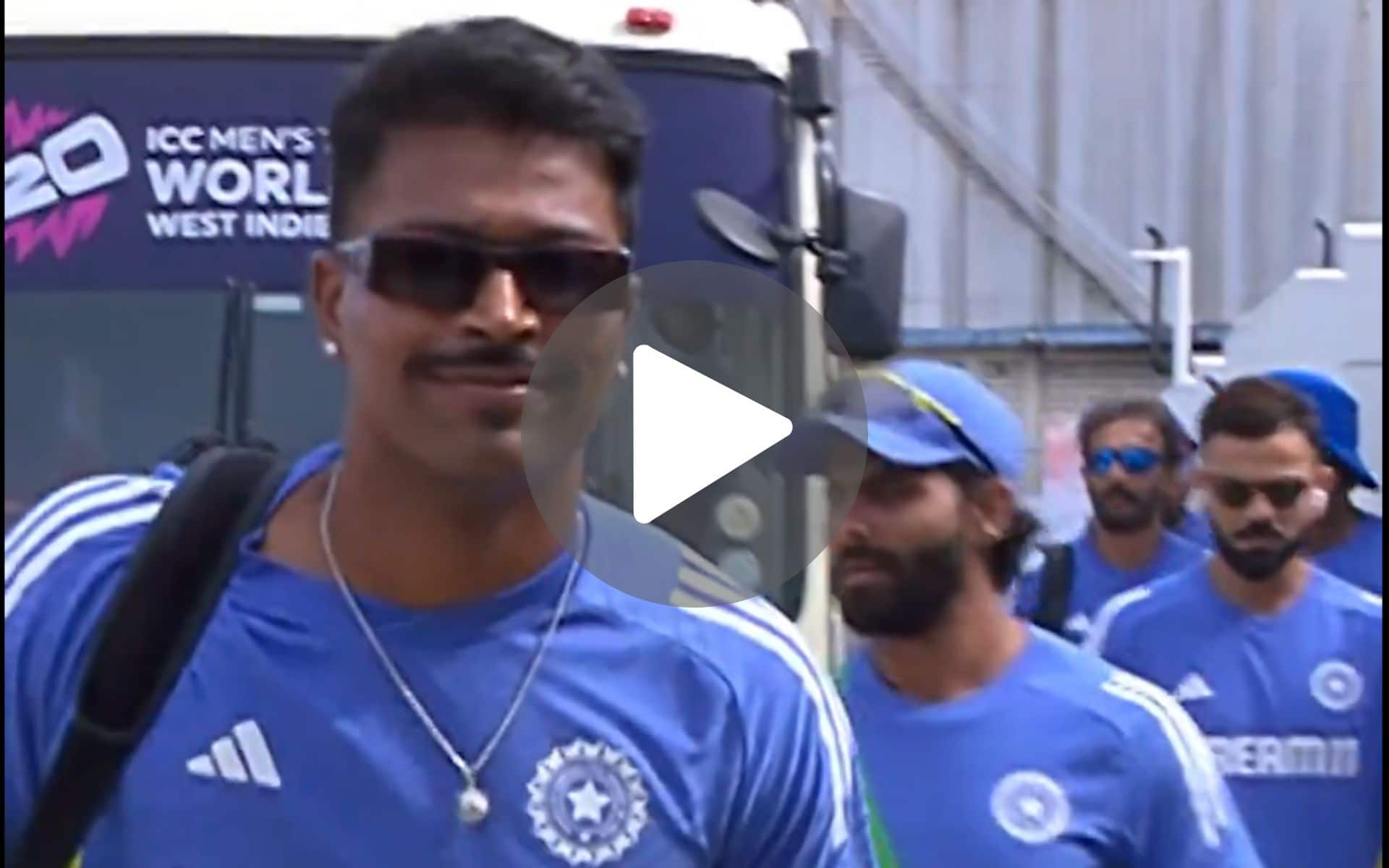 [Watch] Hardik Pandya Tries To Pull Off Kapil Dev's 'Moustache Look' For T20 World Cup Final 